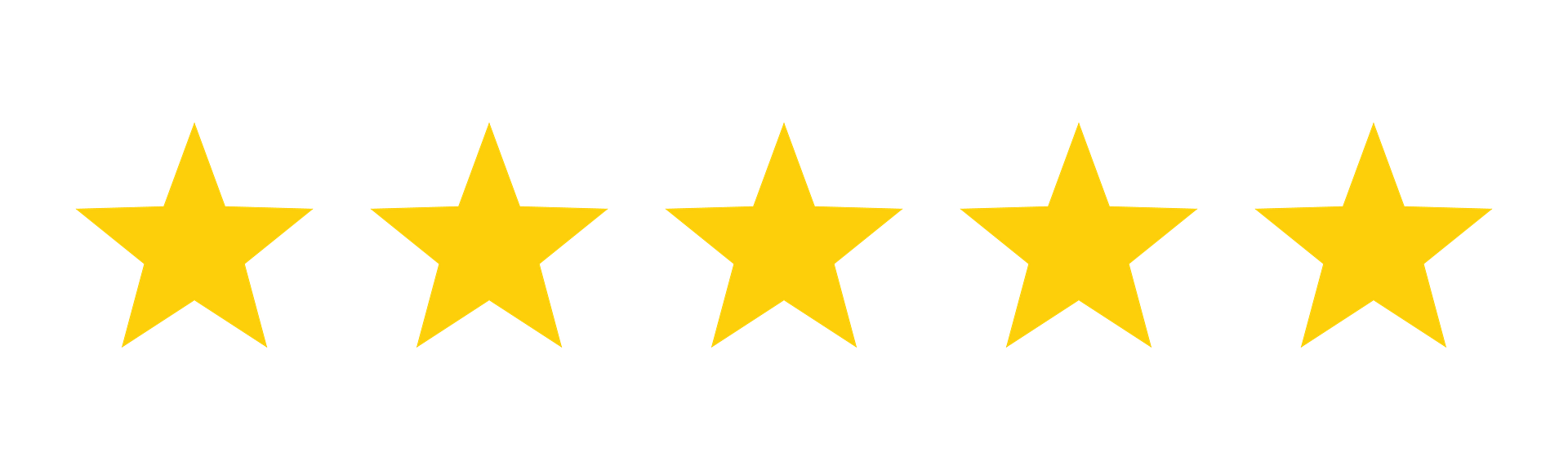 vecteezy five stars icon on transparent background 51691096